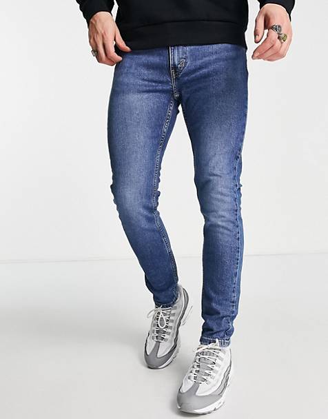 jeans in Natur für Herren Herren Bekleidung Jeans Röhrenjeans ASOS Denim 
