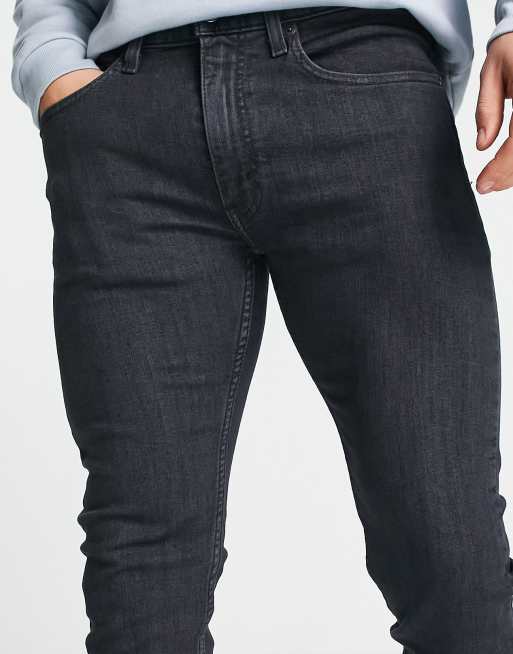 Levi's 519 super skinny jeans in black wash | ASOS