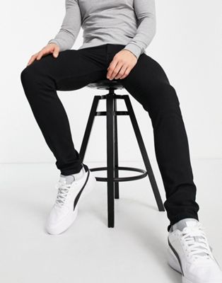 Levi's 519 super skinny jeans in black - Asos UK | StyleSearch