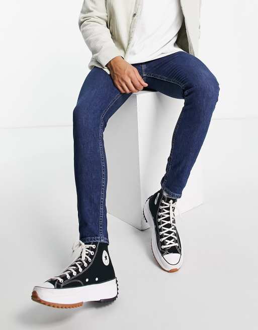 Levi's - 519 - Super skinny jeans in donker marineblauw