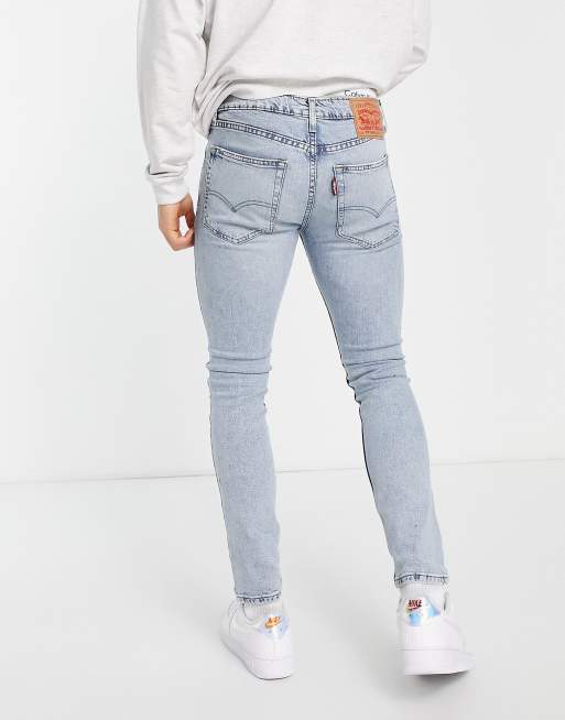 Levi s 519 super skinny jeans in gray wash