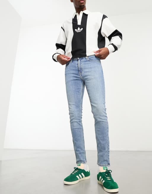 Levi's 519 super skinny jeans in light blue wash | ASOS