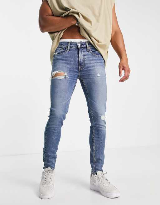 Levis super skinny jeans hot sale mens