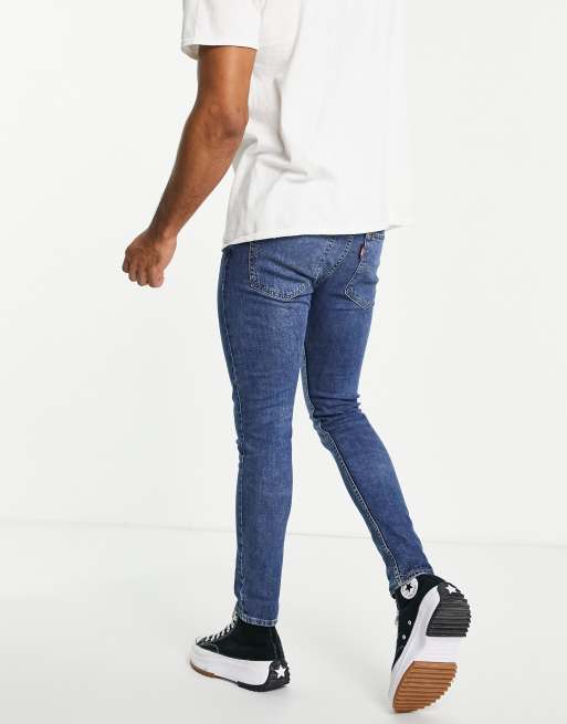 Levi's 519 super skinny jeans in navy wash | ASOS