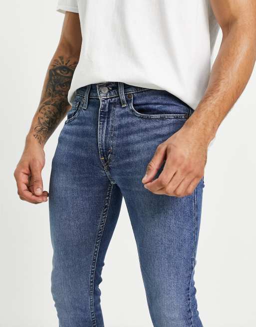 Levi's 519 super skinny jeans in navy wash | ASOS