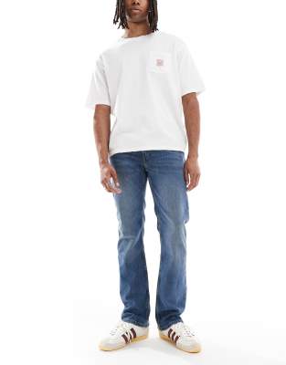 Levi's - 527 - Jean slim bootcut - Bleu moyen délavé