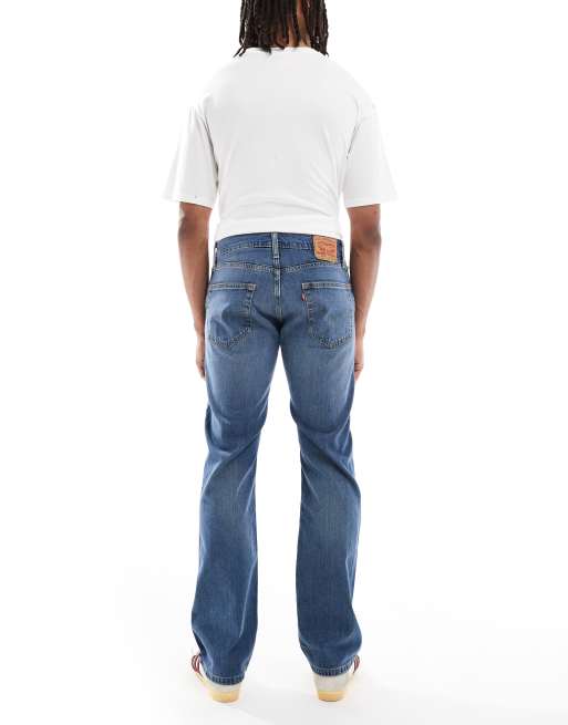 Levi's – 527 – Mellanblå, smala bootcut-jeans , 2 av 5