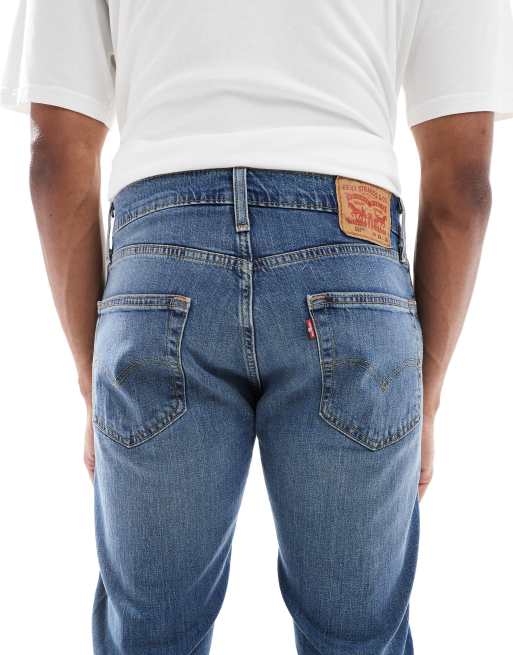 Levi's – 527 – Mellanblå, smala bootcut-jeans , 4 av 5