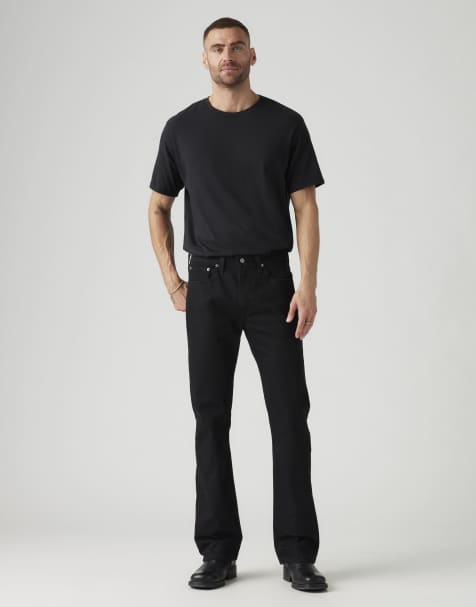Levi's 527™ slim bootcut jeans in black - view 1
