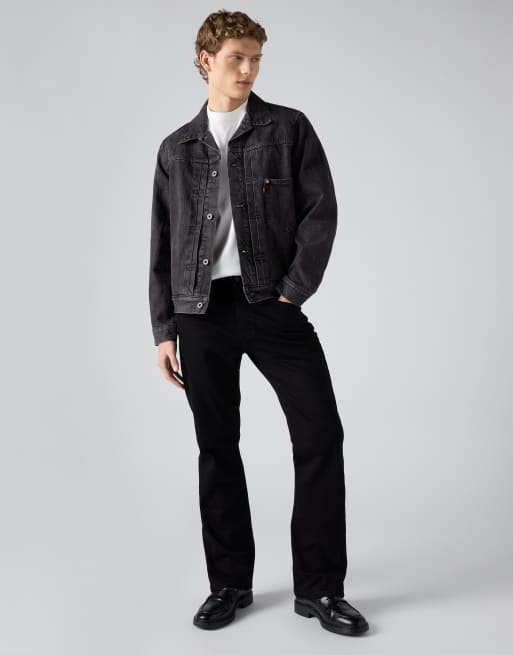 Levi's 527™ slim bootcut jeans in black, 3 of 4