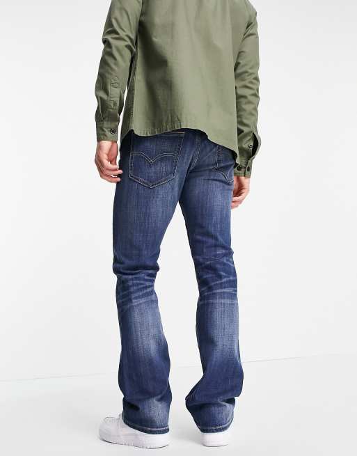 Levis 527 outlet last mid blue