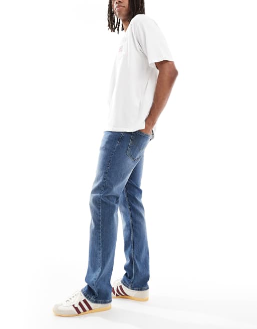 Levi's 527 slim bootcut jeans in mid wash , 3 of 5