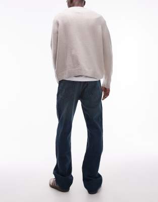 Levi's 527 Slim Fit Boot Cut Jeans In Navy