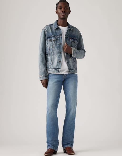 Levi's 537™ western bootcut jeans in blue, 3 of 4