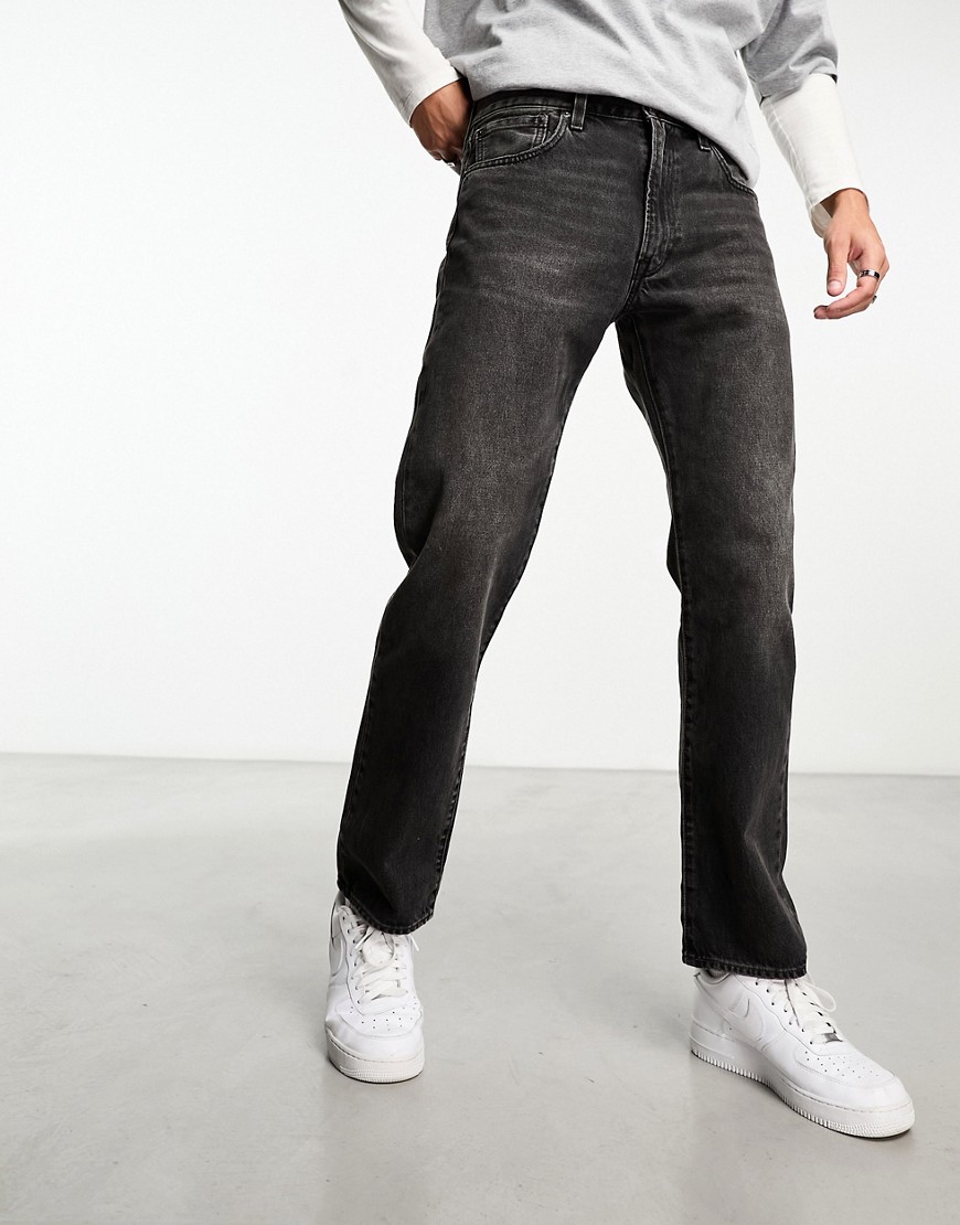 Levi's 551z authentic straight fit jeans in black wash