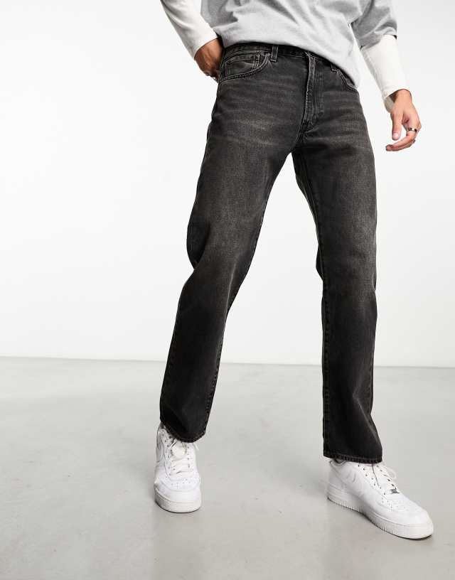 Levi's - 551z authentic straight fit jeans in black wash