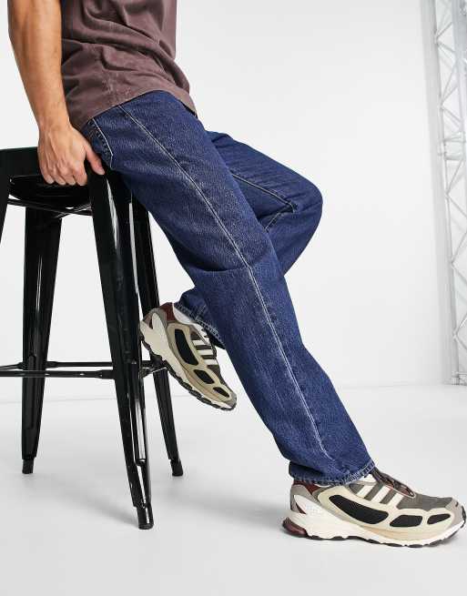 Levi's 551z authentic straight jeans in dark wash blue