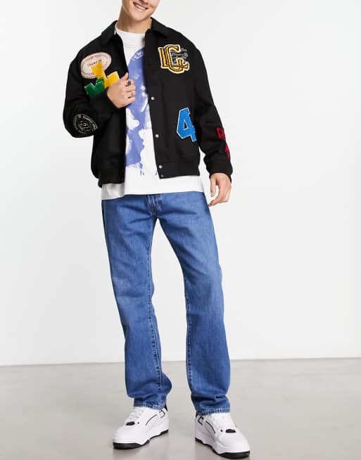 Levi's - 551z - Authentieke jeans met rechte pasvorm in middenblauwe wassing