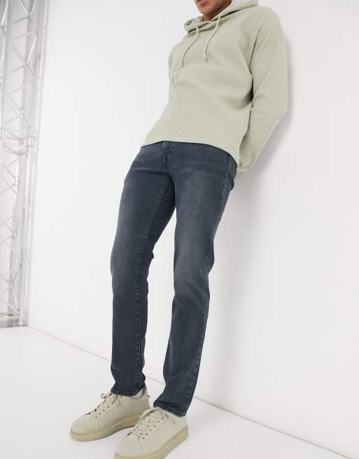 Levi's - 551z - Authentieke rechte jeans in kleur 'Rubber Worm' met donkere wassing