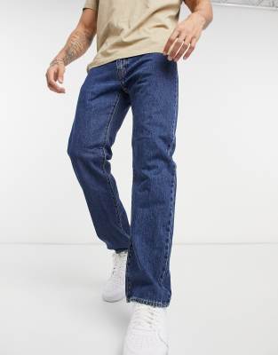 Levi's - 551z - Authentic straight jeans in rubber worm dark indigo with  wash-blue - ASOS NL | StyleSearch