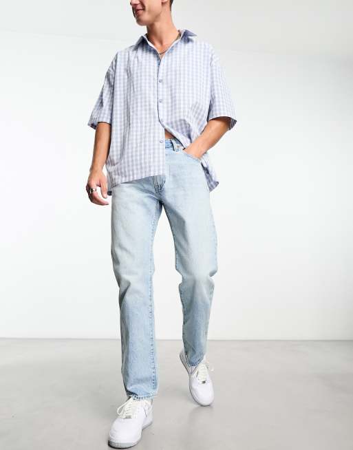 Levi's - 551z - Jean authentique à coupe droite - Bleu clair délavé