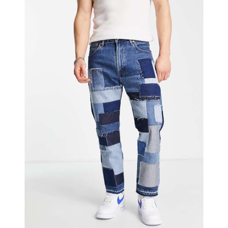 Straight cropped hot sale jeans mens