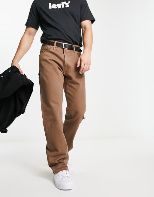 Levi's 551Z straight jeans in brown