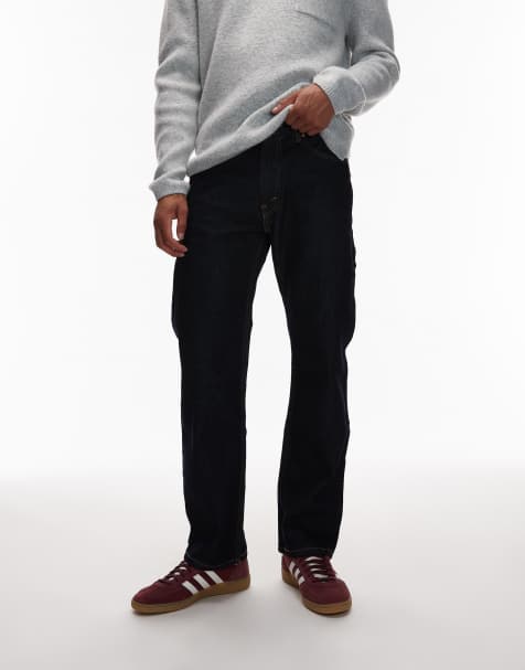 Levi's - 555 '96 - Afslappede indigoblå jeans med lige ben - view 1