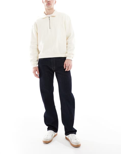 Levi's - 555 '96 - Afslappede jeans med lige pasform i indigoblå vask - view 1