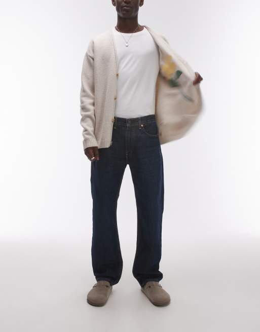 Levi's - 555 '96 - Afslappede jeans med lige pasform i mørkeblå