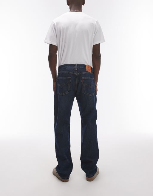 Levi's - 555 '96 - Jeans dritti comodi lavaggio blu scuro , 2 di 5