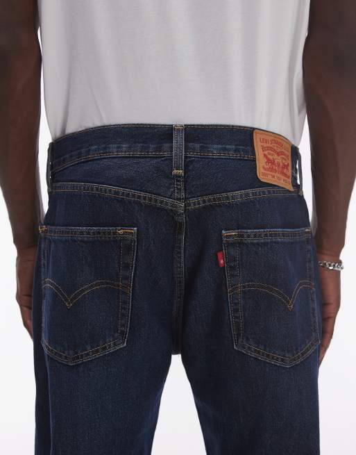 Levi's - 555 '96 - Jeans dritti comodi lavaggio blu scuro , 4 di 5