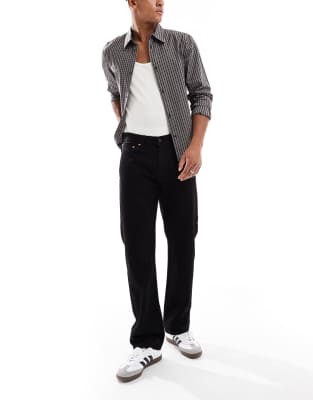 Levi's - 555 '96 - Jeans dritti comodi neri - view 1