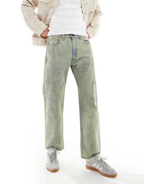 Levi's 555 '96 relaxed straight fit jeans in green - view 1