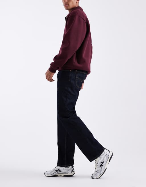 Levi's - 555 - '96 - Ruimvallende rechte jeans in indigo wassing , 2 van 5