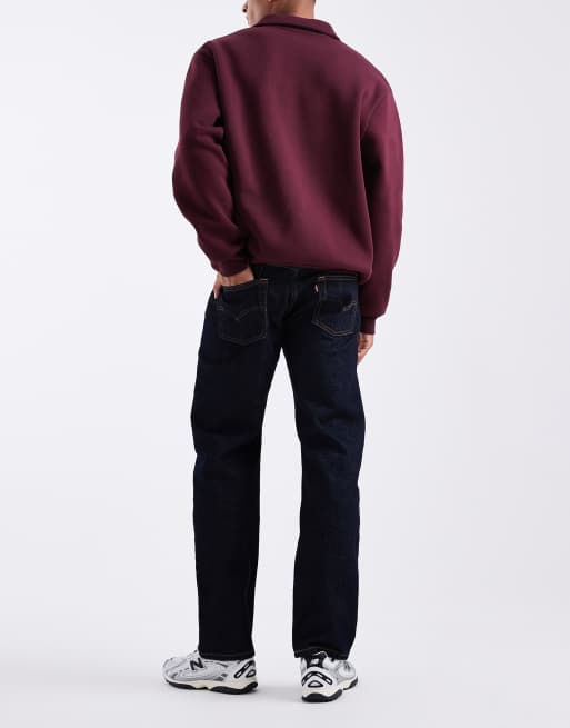 Levi's - 555 - '96 - Ruimvallende rechte jeans in indigo wassing , 3 van 5