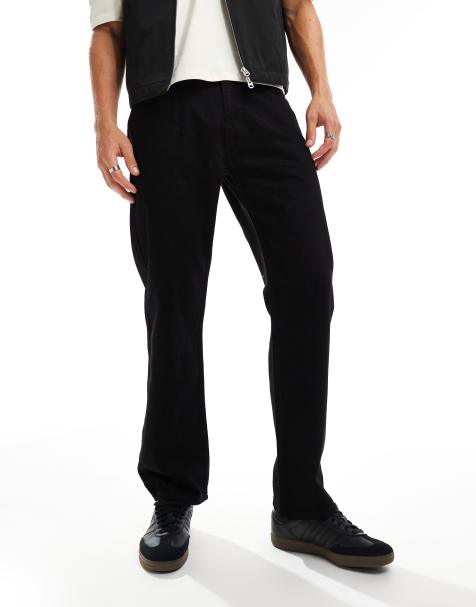 Levi's - 555 '96 - Sorte og afslappede jeans med lige pasform - view 1