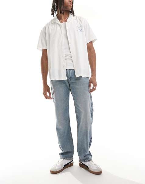 Levi's - 555 - Jean droit décontracté - Bleu clair vintage délavé