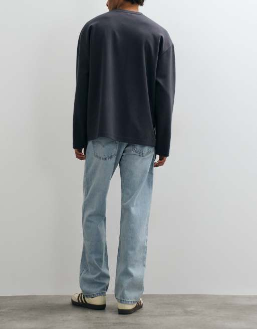 Levi's - 555 - Jeans dritti comodi lavaggio blu chiaro , 2 di 5