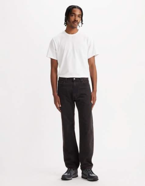 Levi's - 555 - Jeans dritti comodi neri - view 1