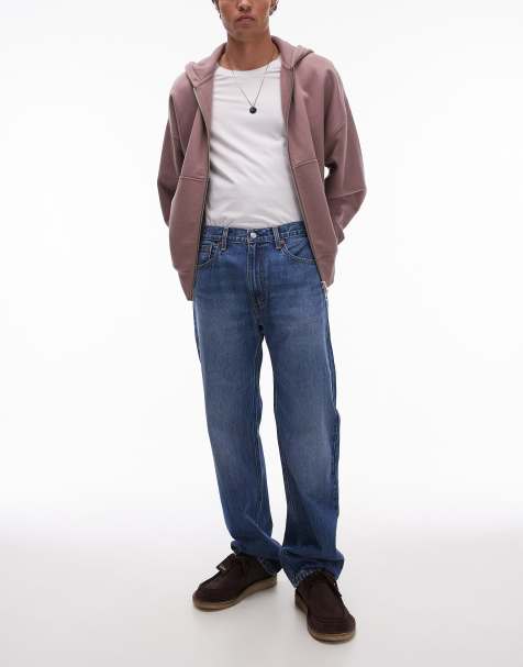 Levi's – 555 – Jeans in mittlerer Waschung mit lockerem, geradem Schnitt - view 1