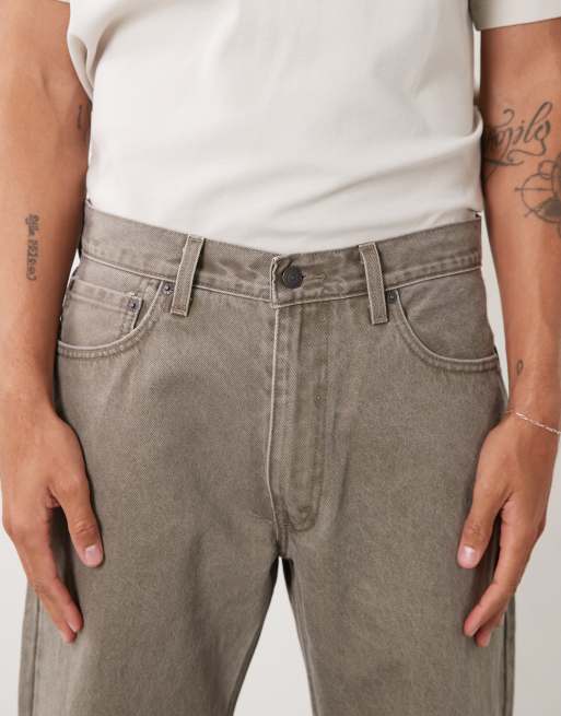 Levi's 555 locker gerade Jeans in Braun, 5 von 5