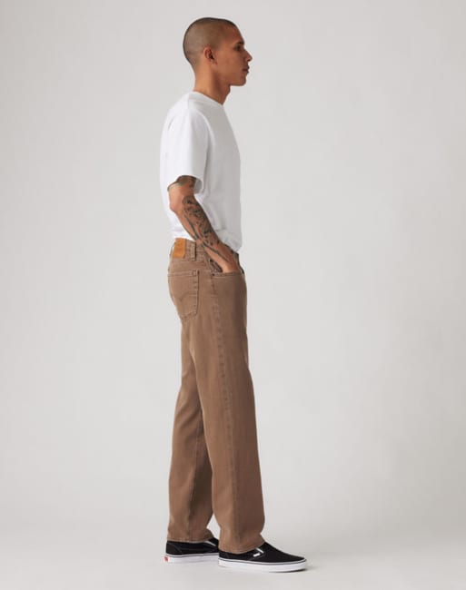 Levi's 555™ relaxed straight jeans in brown, 4 of 4