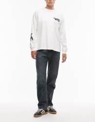 Levi's 555 relaxed straight jeans in dark wash
