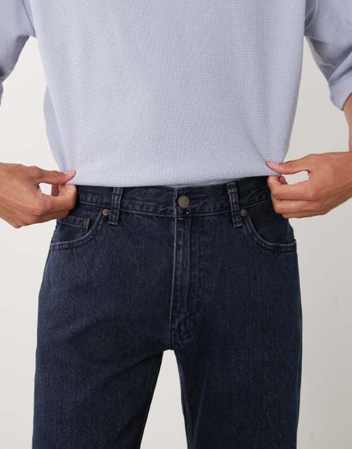 Levi's 555 relaxed straight jeans in dark wash, 5 of 5