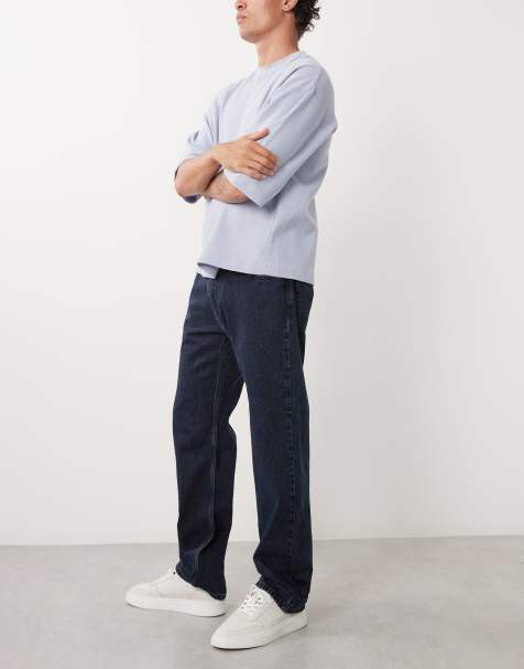 Levi's 555 relaxed straight jeans in indigo - view 1