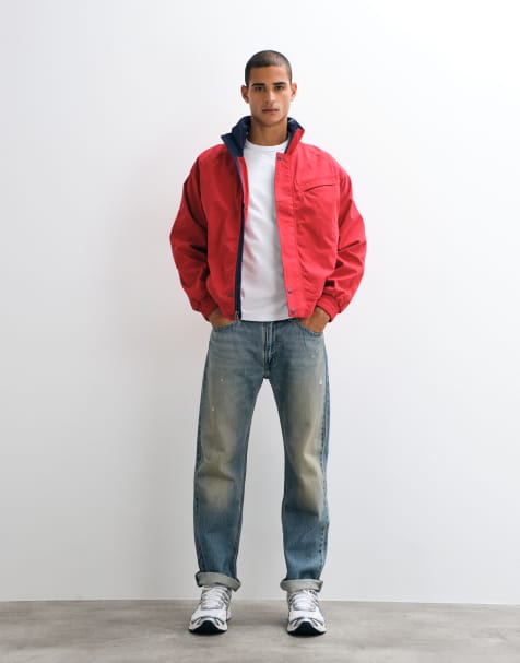 Levi's 555 relaxed straight jeans in light blue - view 1