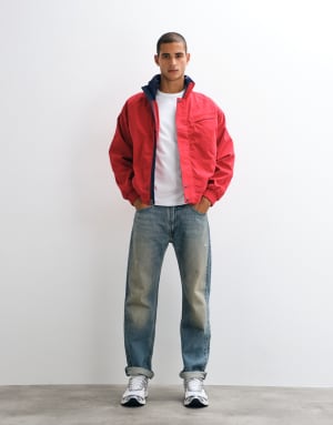 Levis 555 relaxed straight jeans in light blue
