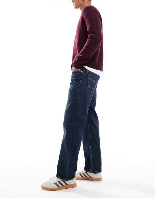 Levi's - 555 - Ruimvallende rechte jeans in donkere vintage wassing , 2 van 5