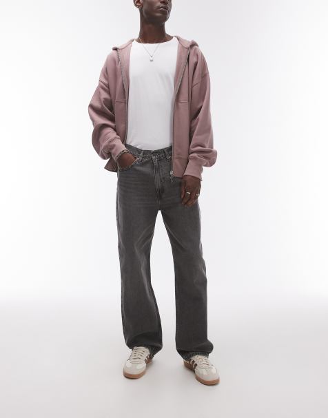 Levi's – 565 '97 – Locker geschnittene Jeans mit geradem Schnitt in Mittelgrau - view 1